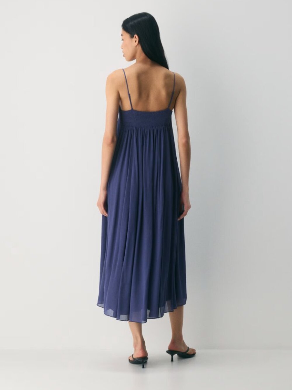 Aritzia Wilfred Ember Dress in Harbor Navy Size 6 New with Tags - Picture 12 of 16